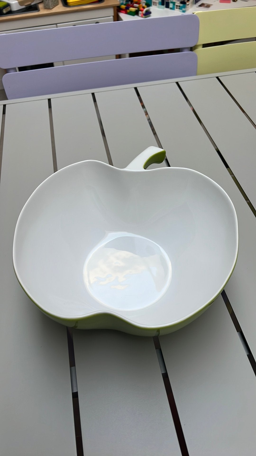 Asa design appel kom, Ophalen