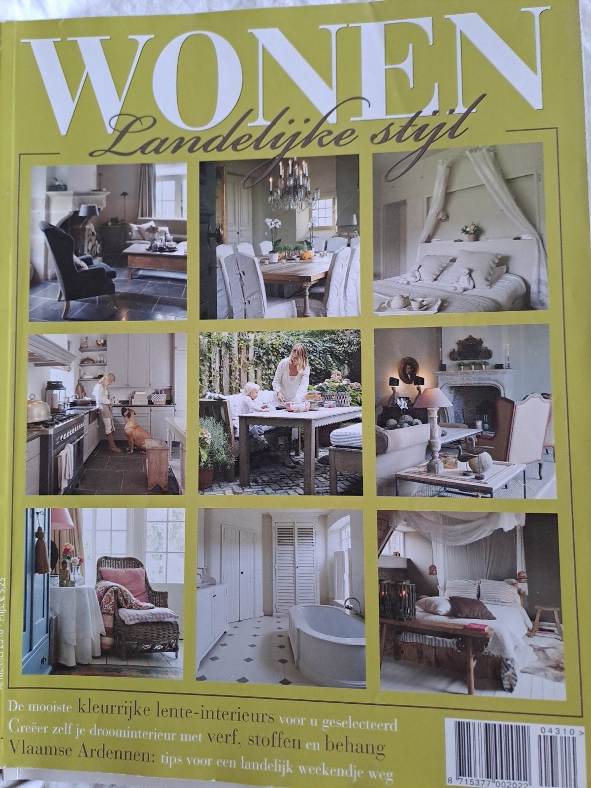 112 oude tijdschriften WONEN,  landelijke stijl, Livres, Enlèvement, Utilisé, Autres types