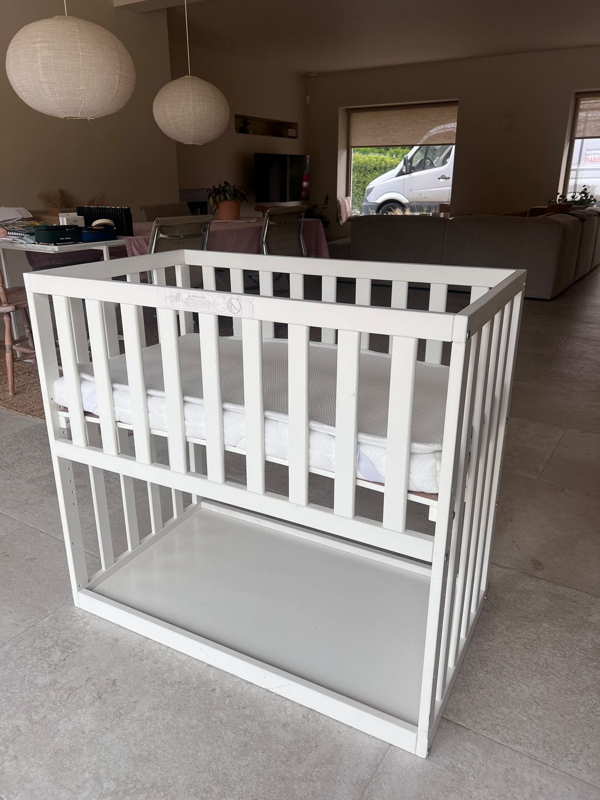 Childhome babybed/ co sleeper + matras, Ophalen, Zo goed als nieuw, Matras