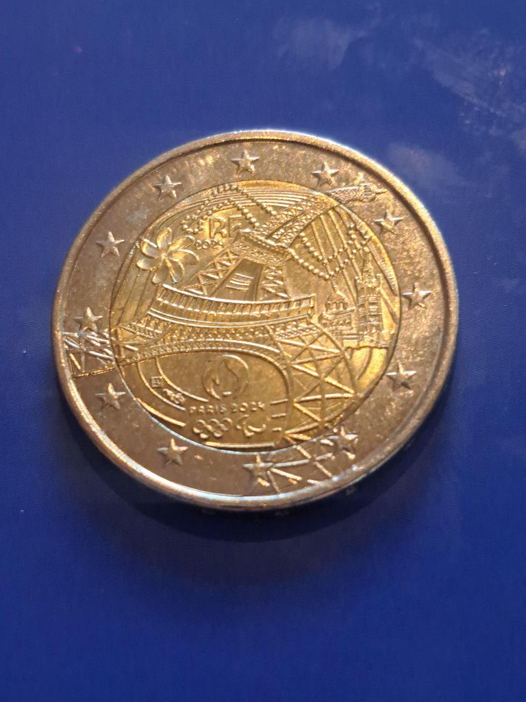2024 France 2 euros Jeux Olympiques à Paris, Envoi, France, 2 euros, Monnaie en vrac