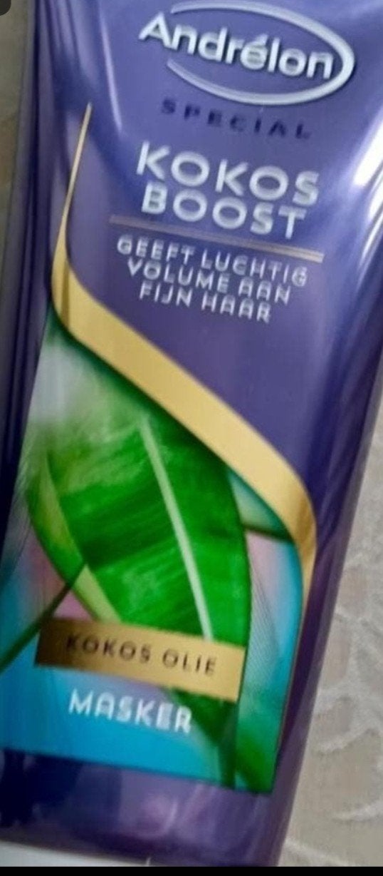 Masque capillaire à la noix de coco Andrélon. Nouveau !, Enlèvement ou Envoi, Neuf, Soin des cheveux ou Soin réparateur des cheveux