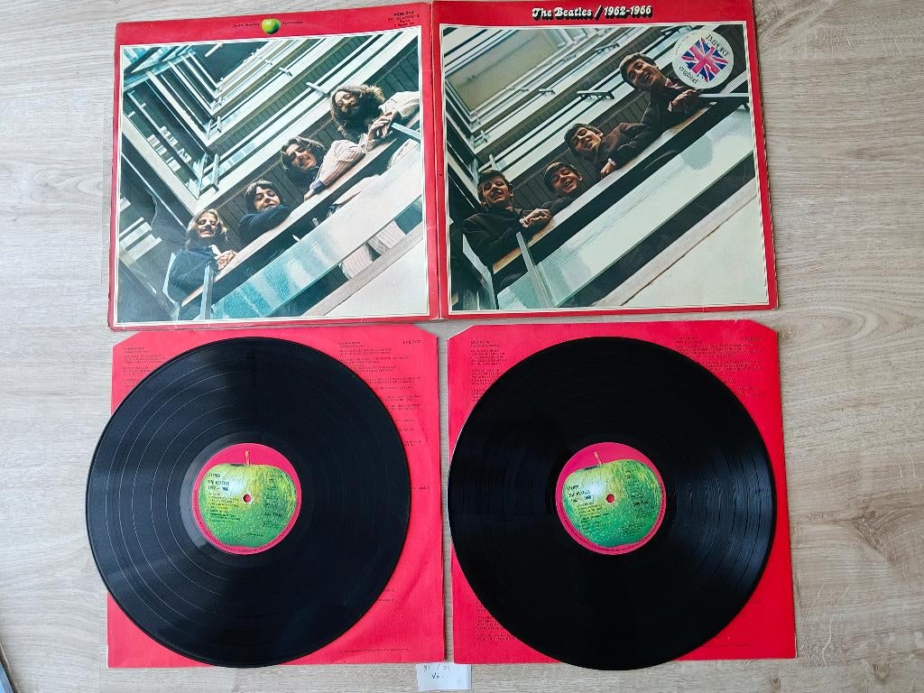 BEATLES DOUBLE ROUGE  LP UK, Double LP, Envoi