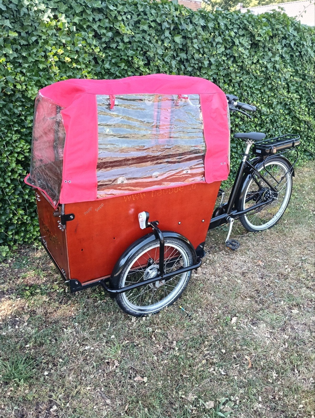 Garantie d'un an sur la nouvelle batterie du vélo cargo élec, Vélos & Vélomoteurs, Électrique, Enlèvement ou Envoi, Frein à tambour