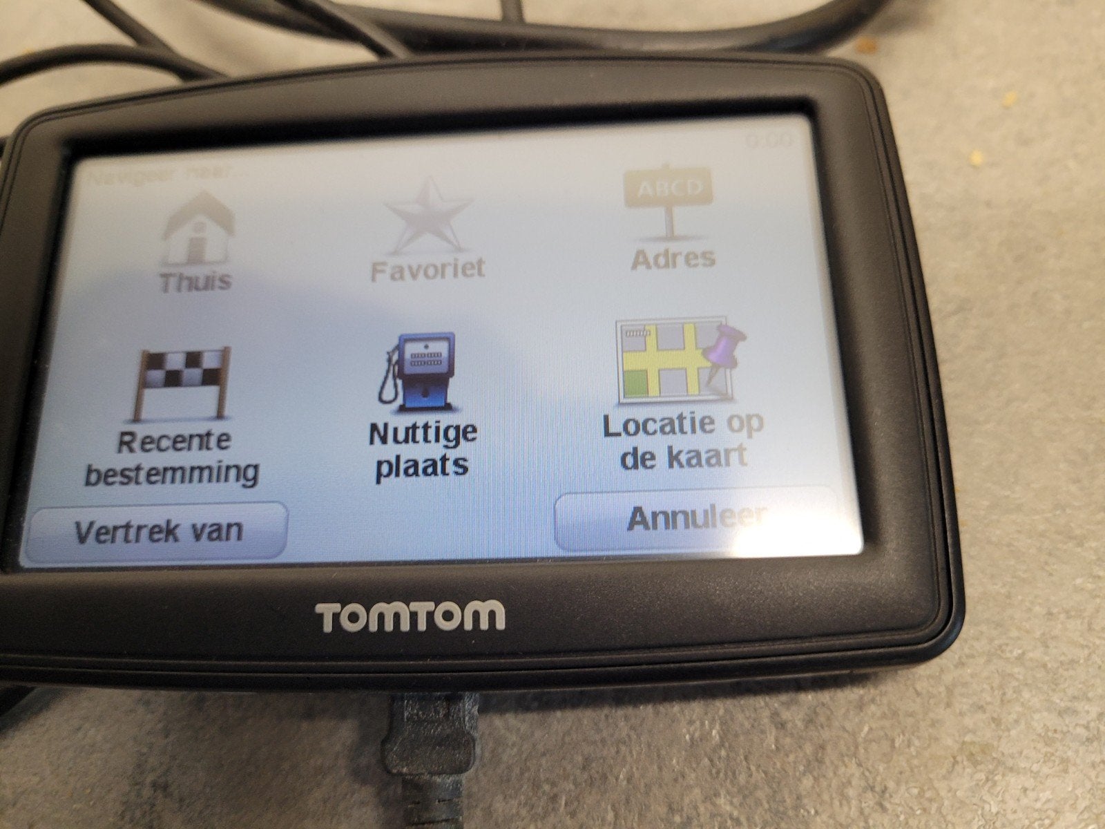 Gps Tom Tom, Ophalen