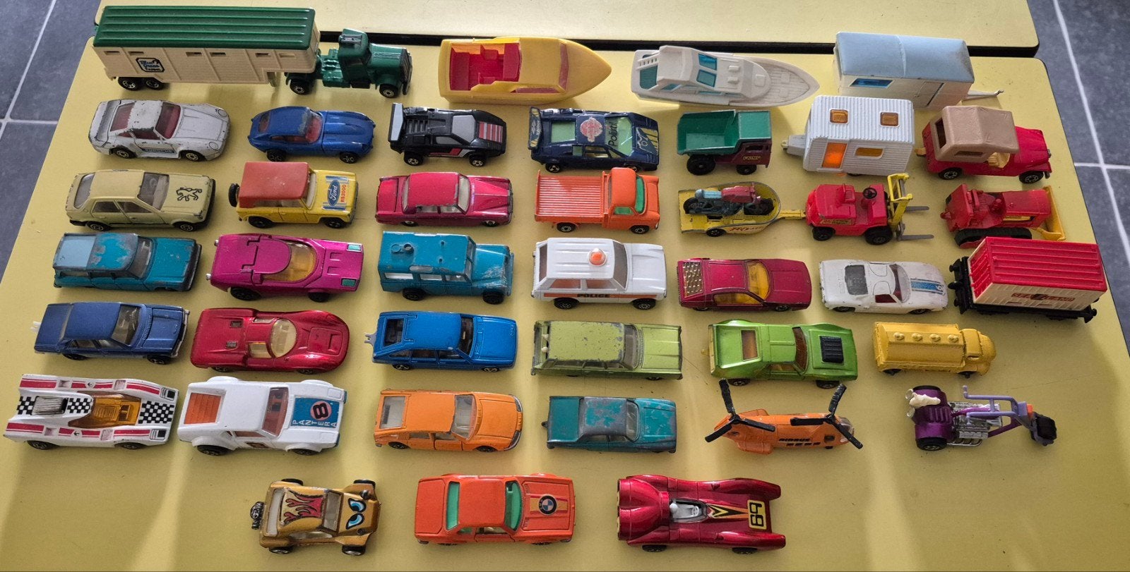 Lot matchbox , majorette ea., Ophalen of Verzenden, Gebruikt, Auto
