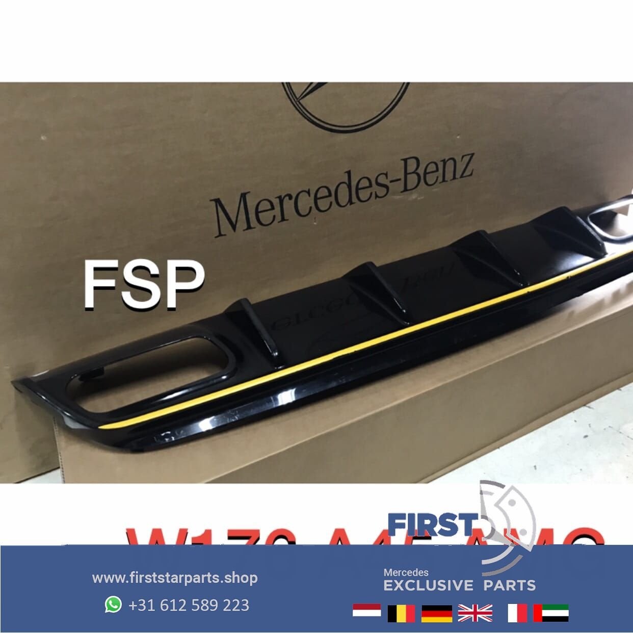 W176 FACELIFT A KLASSE 45 AMG DIFFUSER Edition 1 Mercedes 20, Auto-onderdelen, Gebruikt, -, Ophalen of Verzenden, -