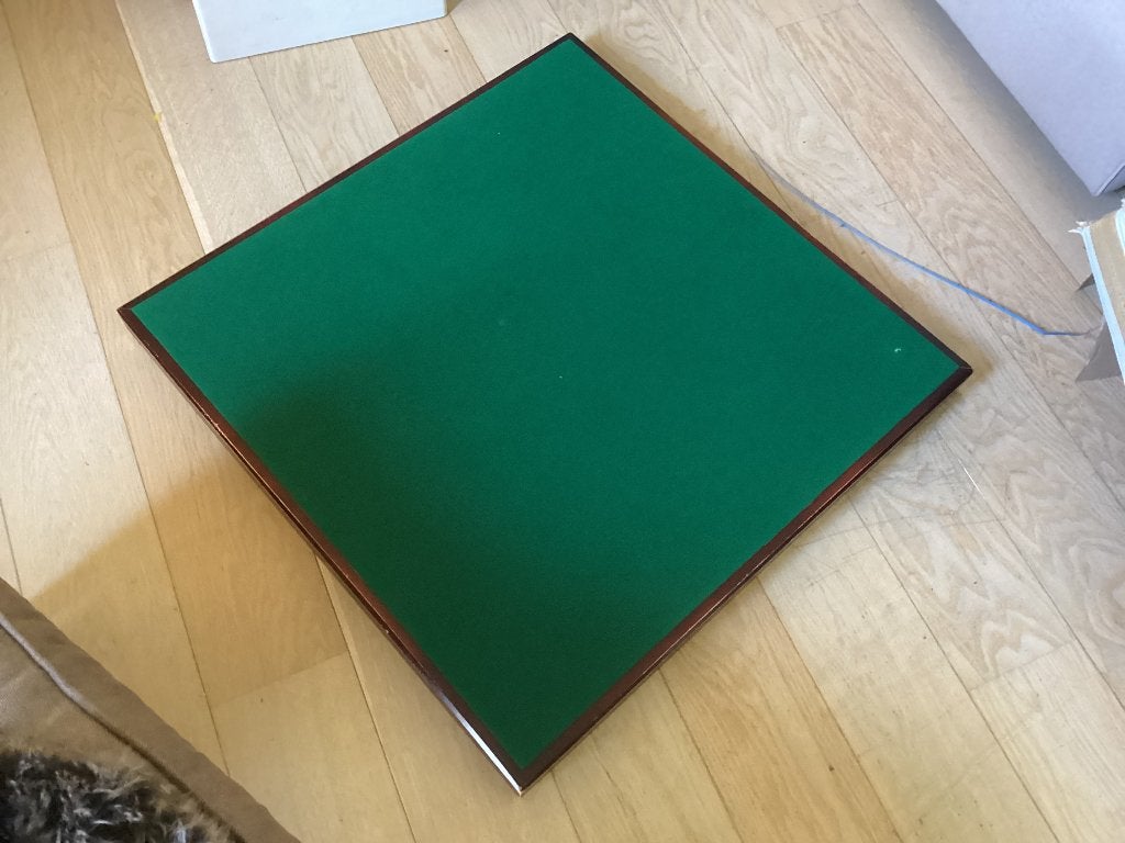 Table pliante de bridge / poker en bon état, Carré, Enlèvement, Utilisé, 75 cm ou plus