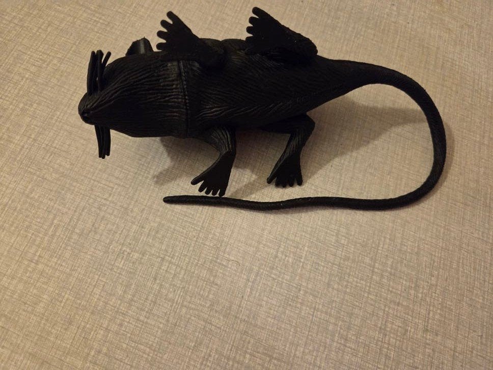 Rubberen zwarte rat., Ophalen of Verzenden, Nieuw