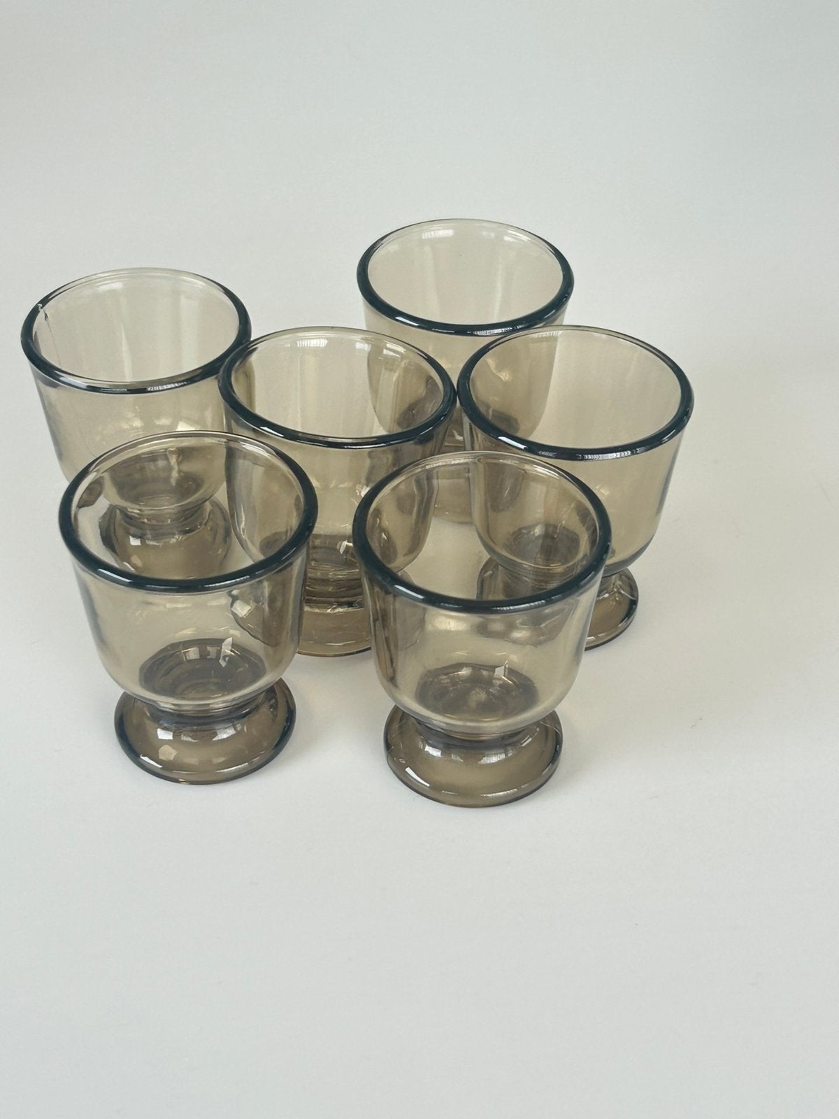ARCOROC France eierdopjes, Ophalen of Verzenden, Zo goed als nieuw, Glas, Vintage