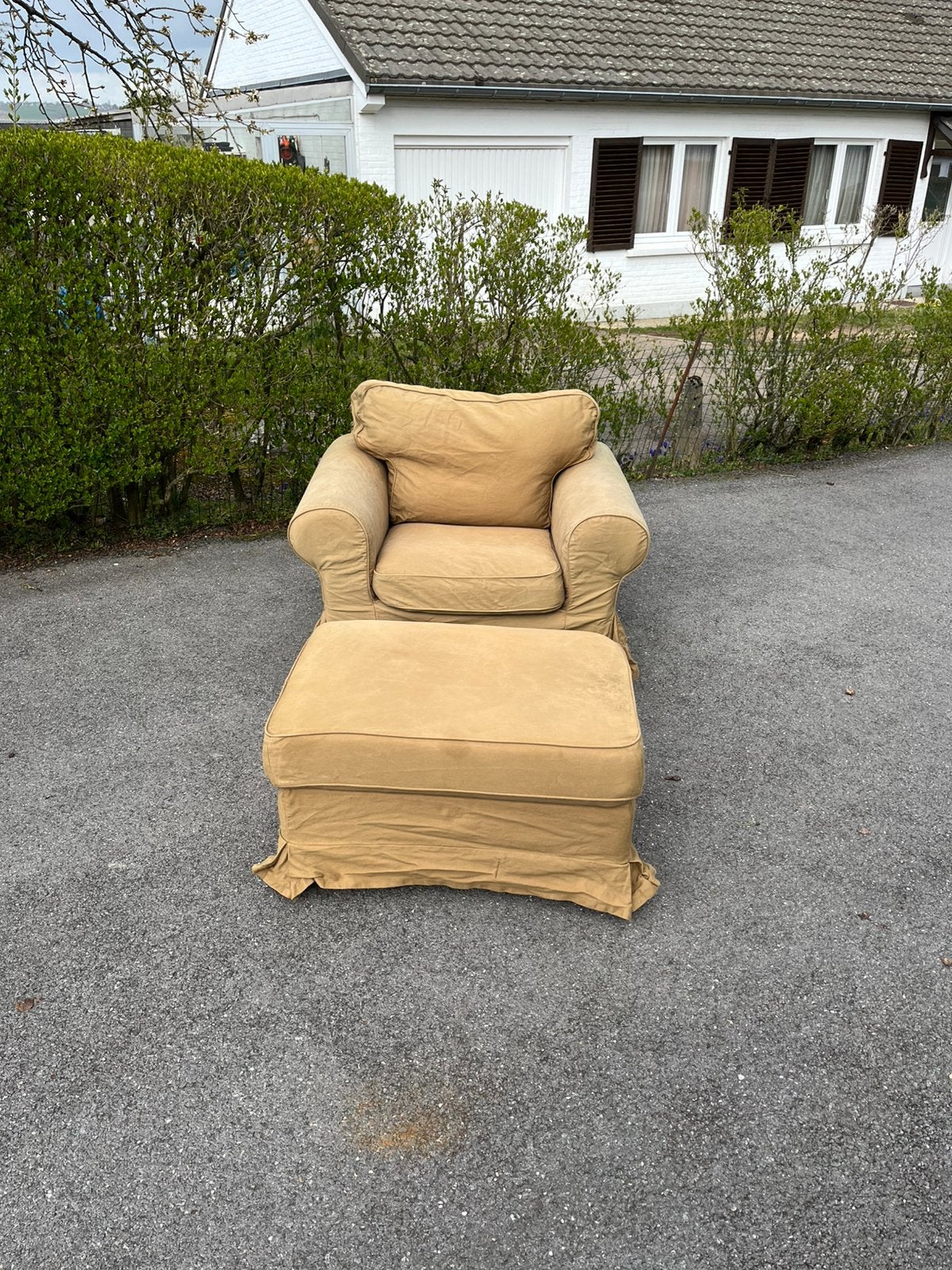 Fauteuil IKEA, Moins de 75 cm, Comme neuf, Enlèvement, 50 à 75 cm