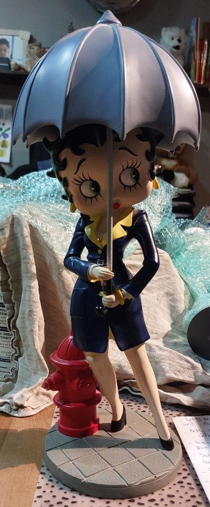 Betty boop met paraplu 2003, Verzamelen, Ophalen, Betty Boop, Zo goed als nieuw, Beeldje of Figuurtje