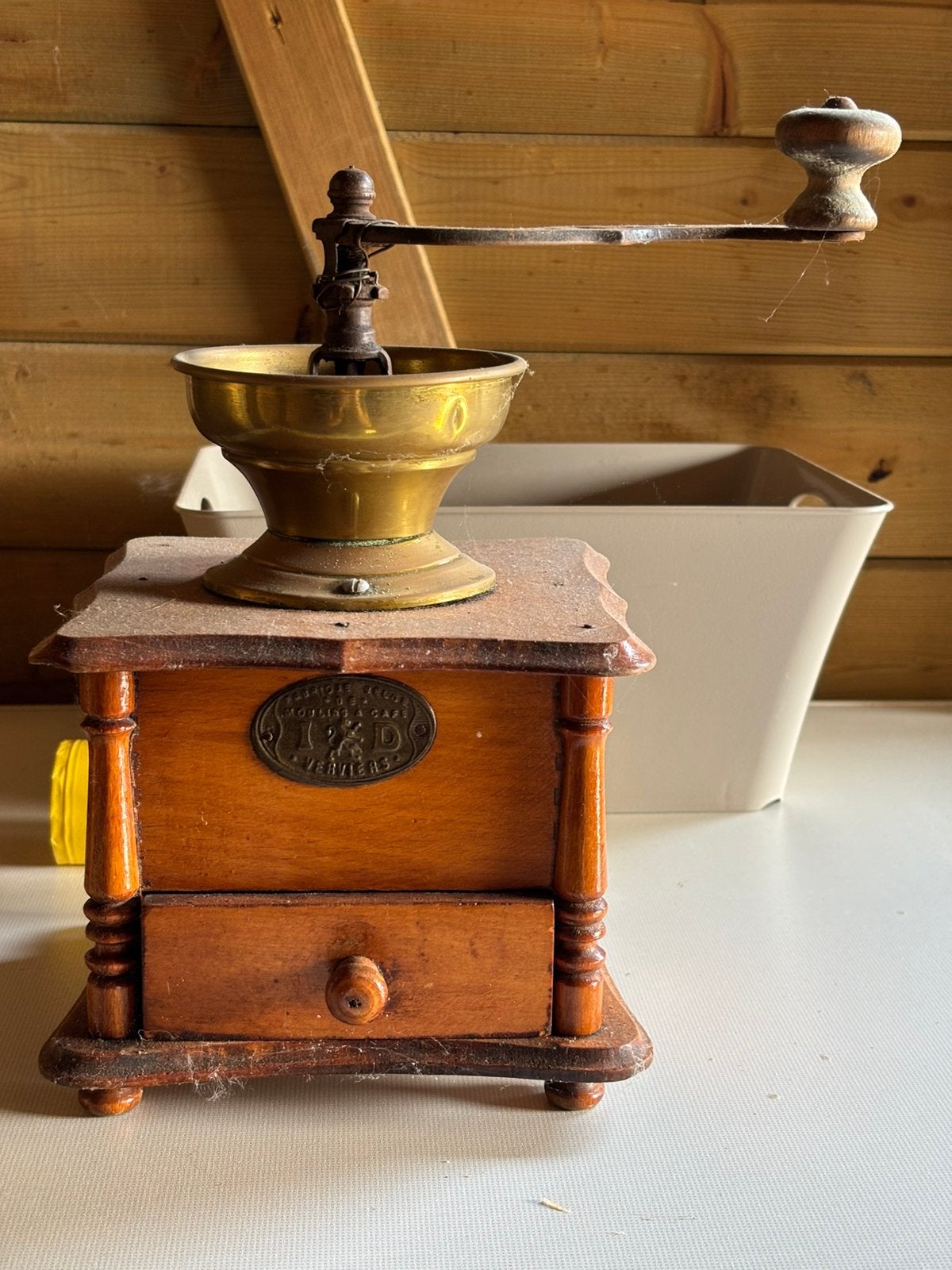 Prachtige koffiemolen, Antiek en Kunst, Antiek | Keukengerei, Ophalen of Verzenden