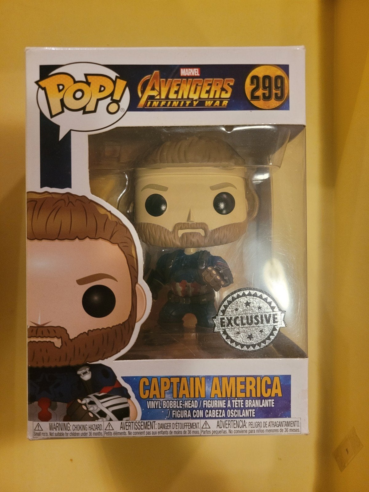 Funko Pop! Marvel Avengers: Infinity War – Captain America, Ophalen of Verzenden, Nieuw