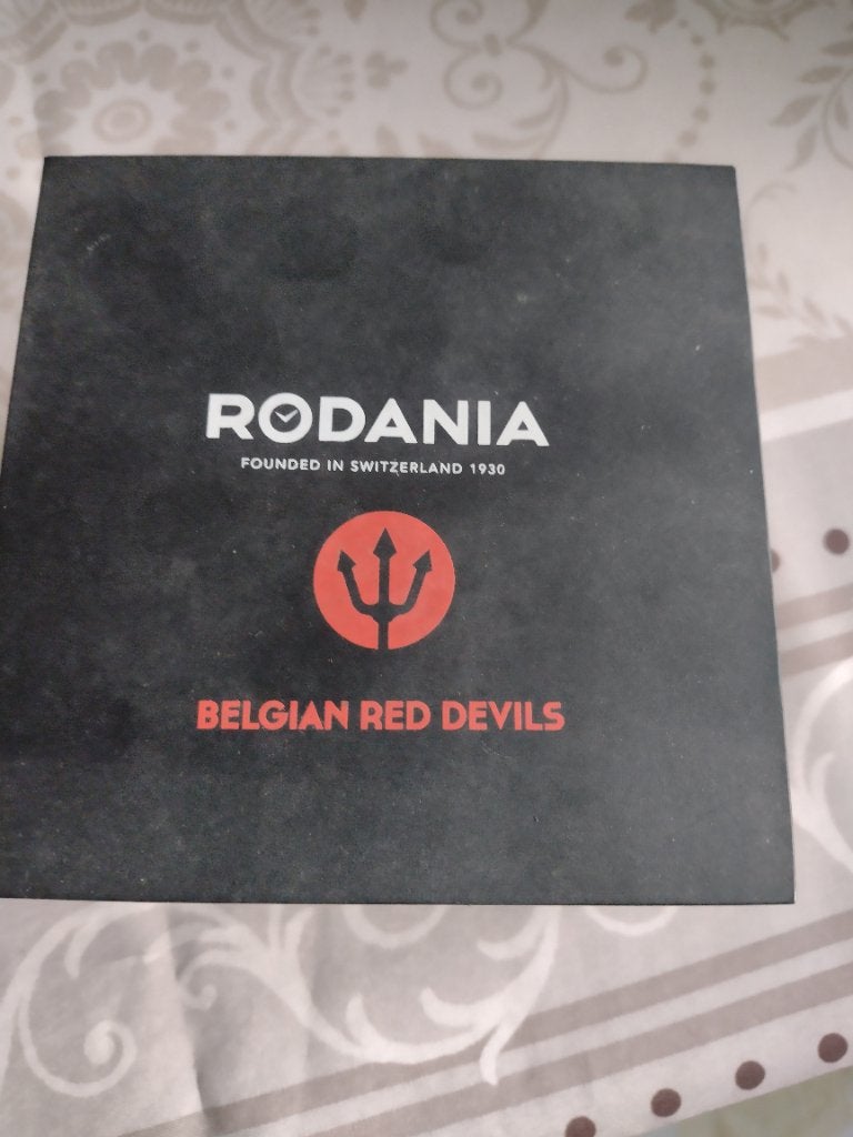 Rodania Red devils horloge, Staal, Polshorloge, Nieuw, Kunststof