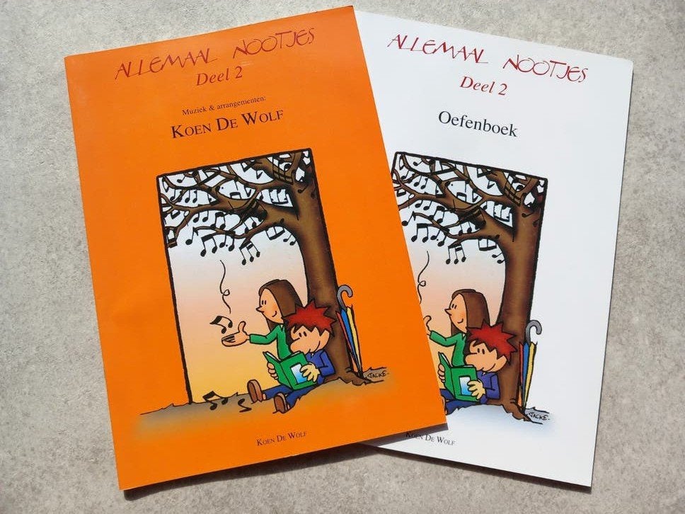 Allemaal nootjes deel 2 incl. oefenboek, Ophalen of Verzenden, Zo goed als nieuw, Algemeen, Koen De Wolf