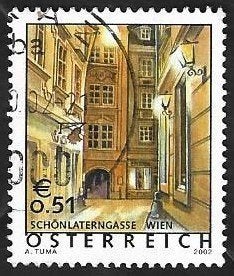 1 Postzegels 2002 Vakantieland Oostenrijk (I), Timbres & Monnaies, Timbres | Europe | Autriche, Enlèvement ou Envoi, Affranchi
