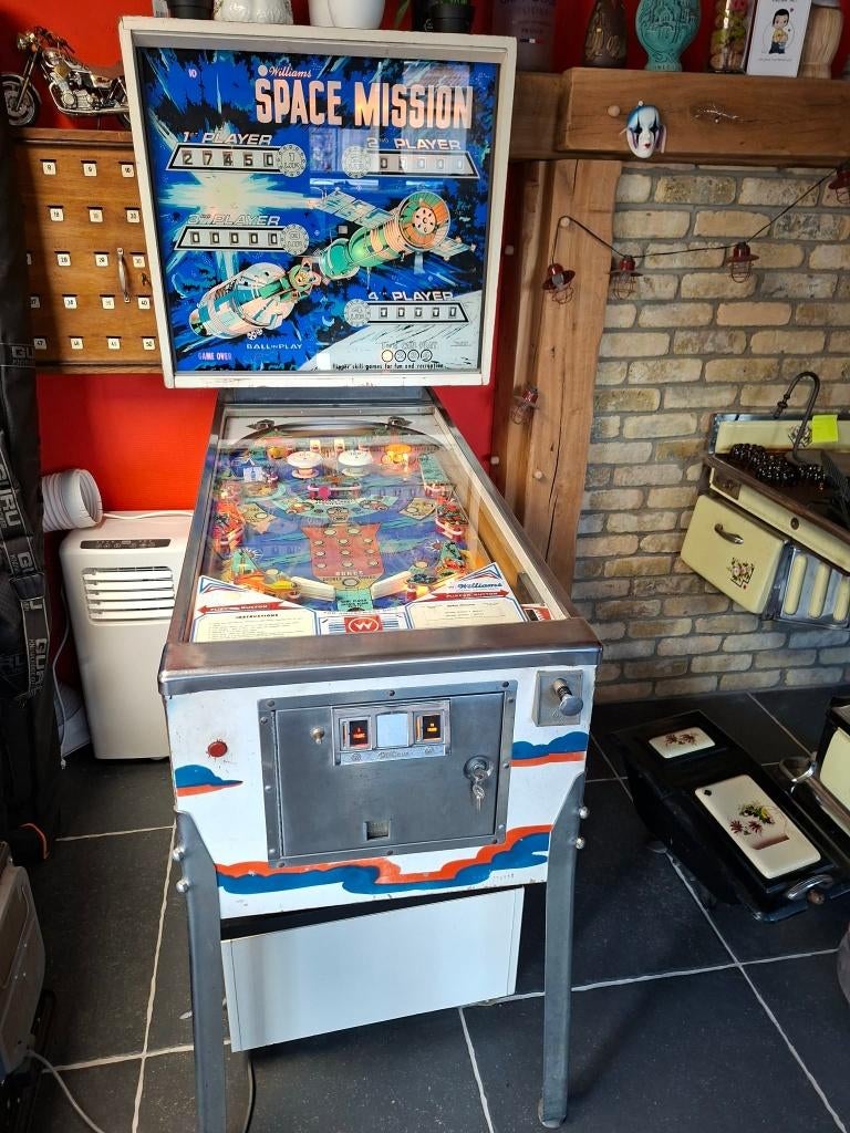Flipperkast Williams Space Mission, Enlèvement, Utilisé, Flipper (jeu), Williams