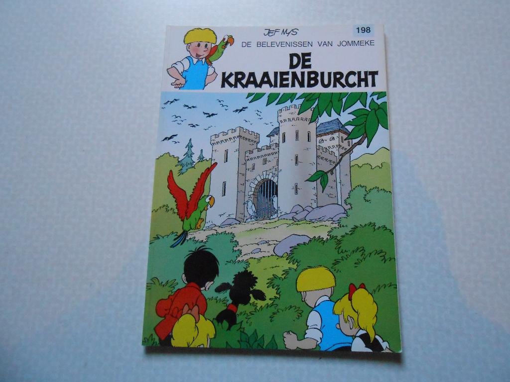 Jommeke 198 De Kraaienburcht 1998 1 ste druk., Eén stripboek, Jef  Nys, Nieuw, Ophalen of Verzenden