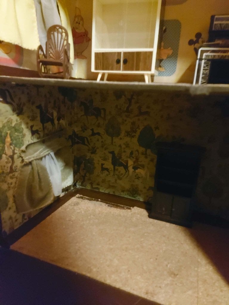 Mooi vintage poppenhuis op wielen, Verzamelen, Ophalen, Zo goed als nieuw, Poppenhuis