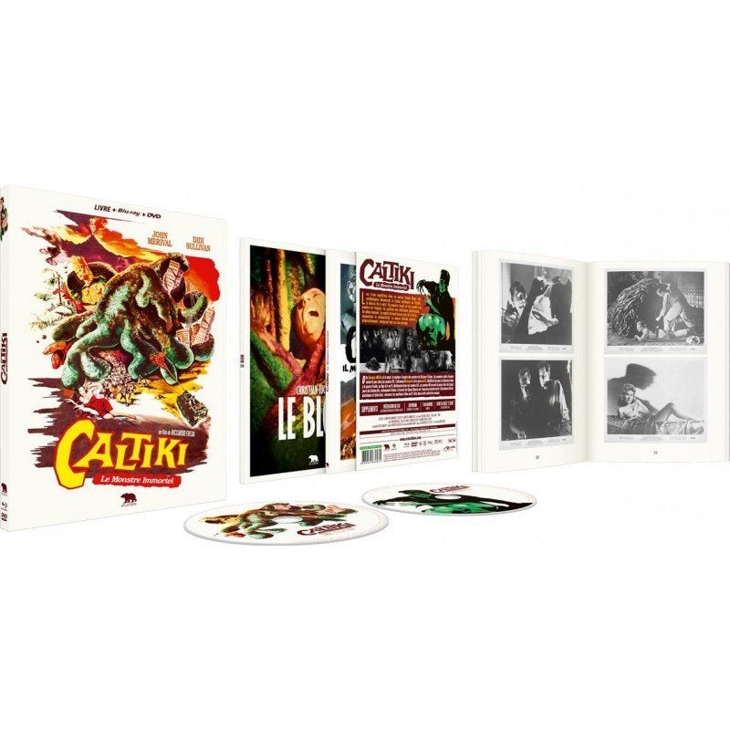 Caltiki-Le Monstre immortel (Édition  Blu-Ray + DVD + Livre), CD & DVD, Film, Français, Blu-ray, Français