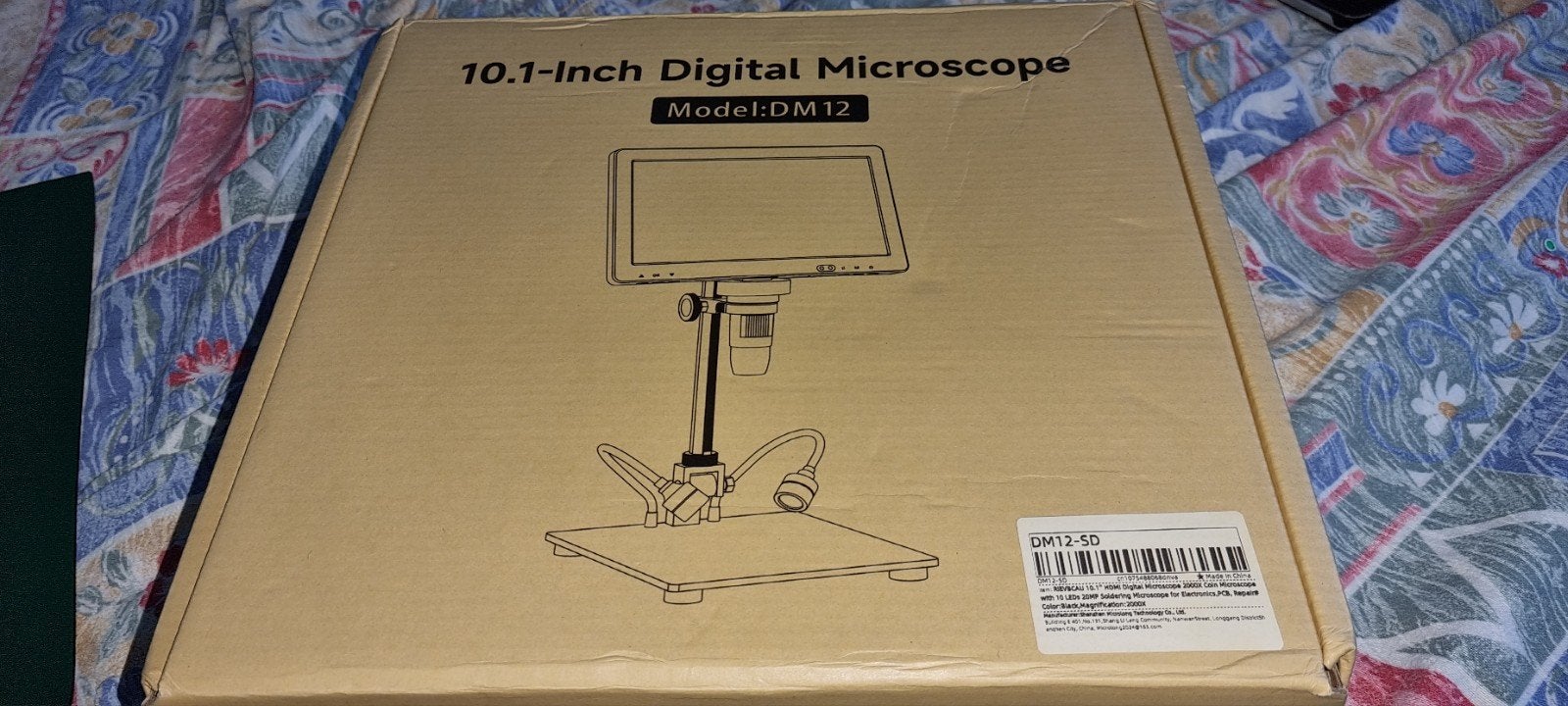 Digitale microscoop met hdmi aansluiting en afstandsbedienin, Audio, Tv en Foto, Optische apparatuur | Microscopen, Ophalen, Zo goed als nieuw