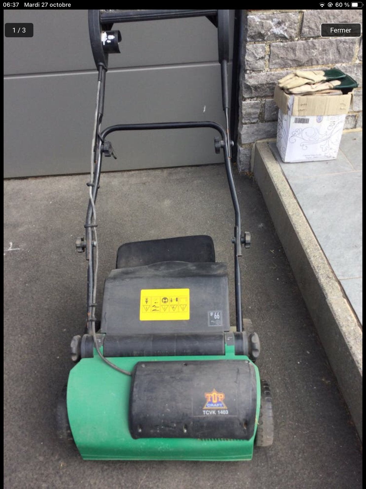 SCARIFICATEUR ELECTRIQUE TOPCRAFT, Tuin en Terras, Gebruikt