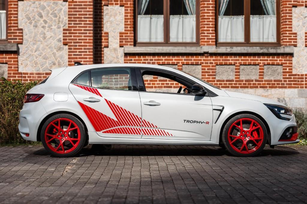 Renault Megane 4 Rs Trophy R, Auto's, Renault, Euro 6, 4 cilinders, Wit, Handgeschakeld