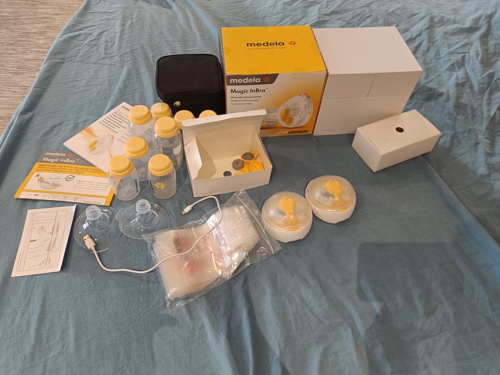 Medela Magic Inbra, Kinderen en Baby's, Babyvoeding en Toebehoren, Zo goed als nieuw, Borstkolf, Medela, Ophalen