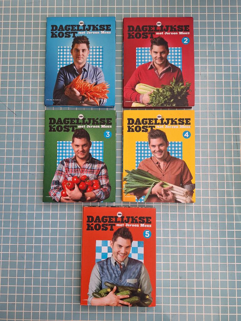 5 Dagelijkse Kost kookboeken - Jeroen Meus, Ophalen of Verzenden, Gelezen, Jeroen Meus