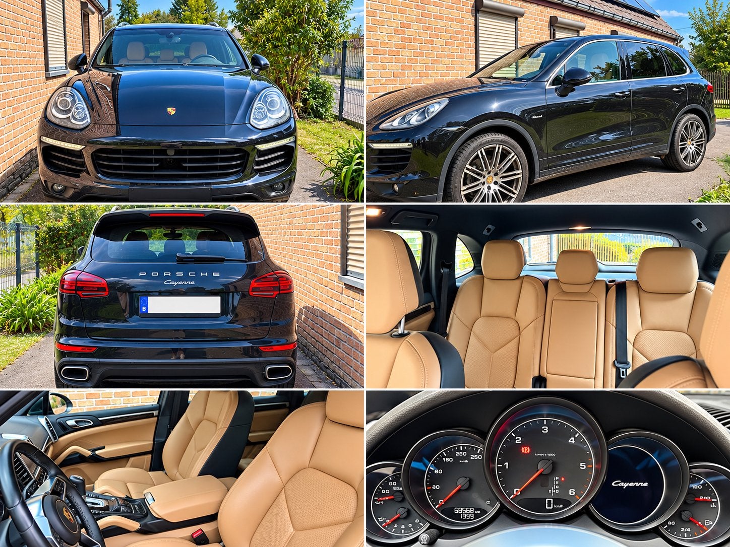 Porsche cayenne 3.0 V6 Diesel, Autos, Cuir, Cayenne, Achat, Beige