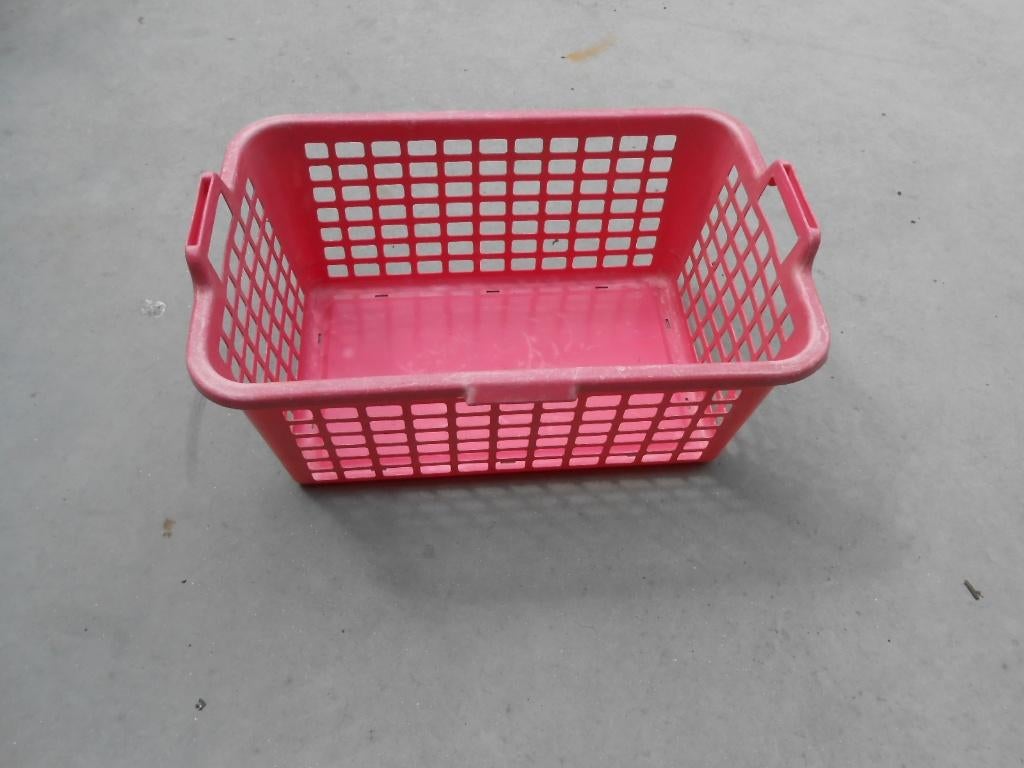 wasmand roze plastick 64 x 42 x H27 merk LL inh 75 Liter, Enlèvement, Utilisé, Rose