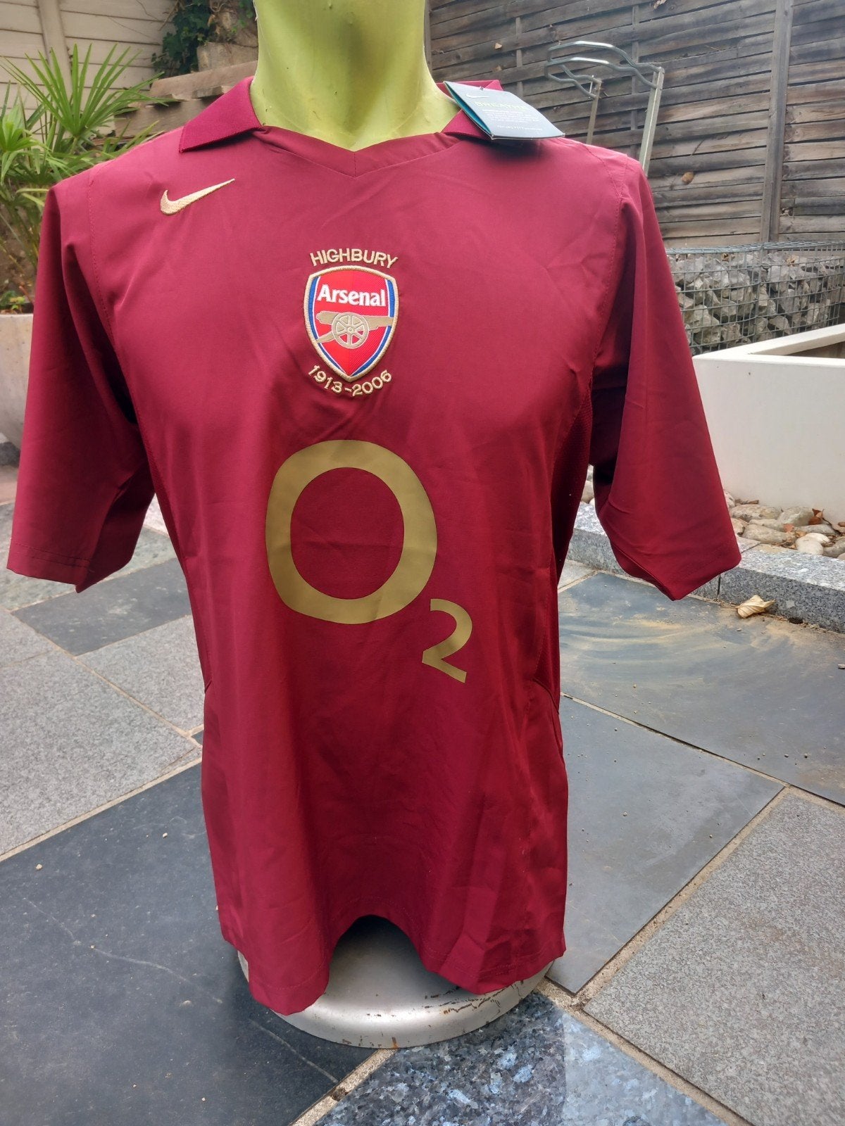 vintage Arsenal 2005-2006 shirt, Taille L, Enlèvement ou Envoi, Neuf, Maillot