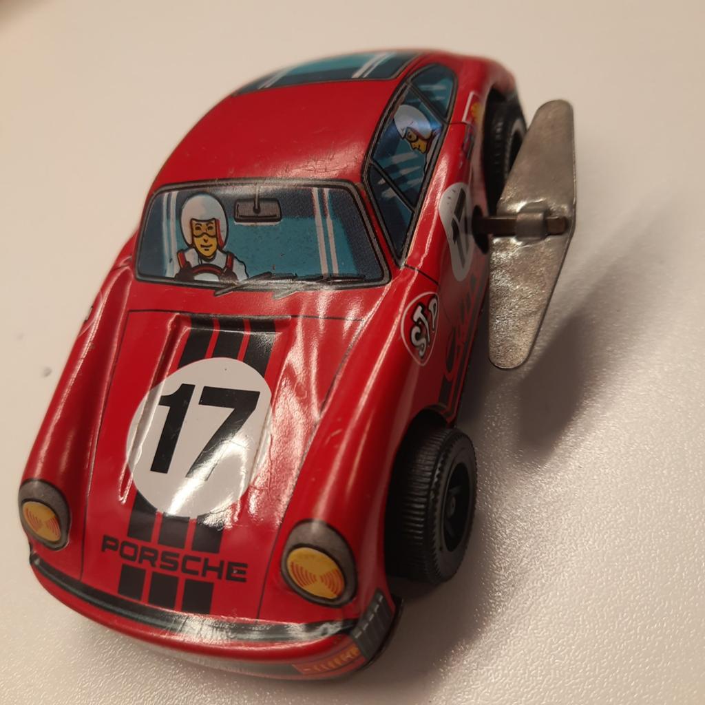 PORSCHE CAR en ETAIN*FABRIQUÉE AU JAPON*VINTAGE*TOP ! ! !, Enlèvement, Comme neuf