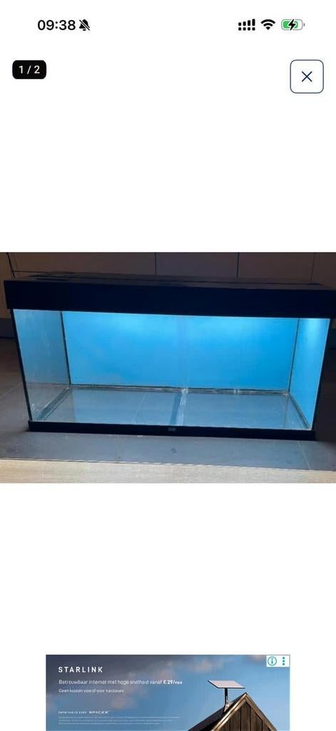 aguarium 100/40/50 alles 50  euro, Animaux & Accessoires, Poissons | Aquariums & Accessoires, Enlèvement ou Envoi