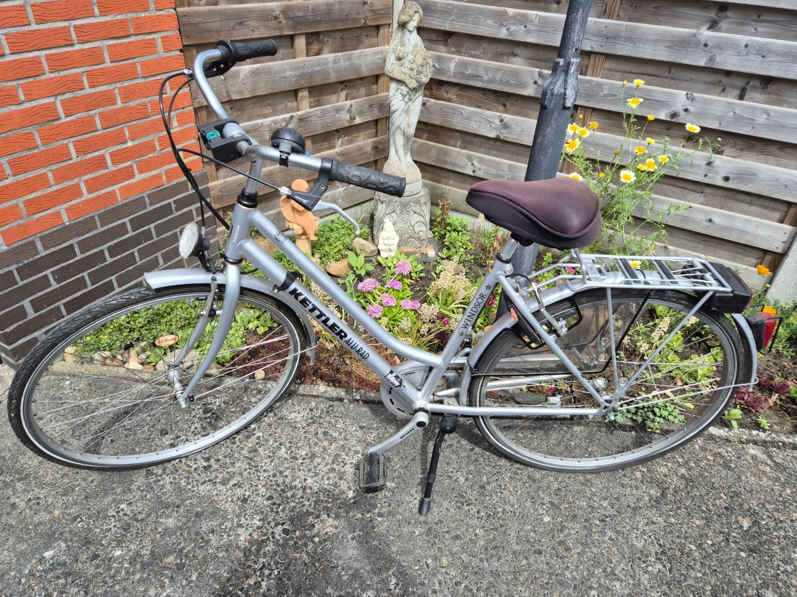 Damesfiets Kettler, Ophalen