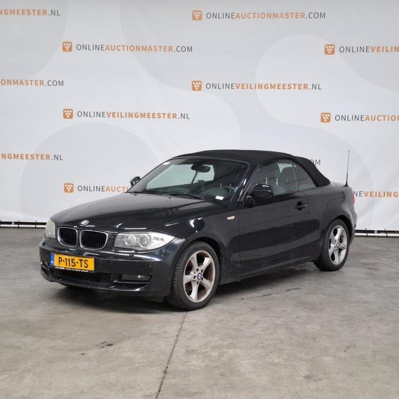 Personenauto, BMW, 1-serie Cabrio, 118i Executive, 2011, Auto's, BMW, 1995 cc, 4 cilinders, Cabriolet, Zwart
