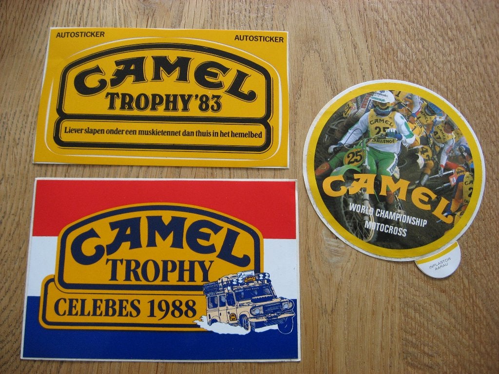Vintage Stickers Camel Trophy, Enlèvement ou Envoi, Neuf, Voiture ou Moto