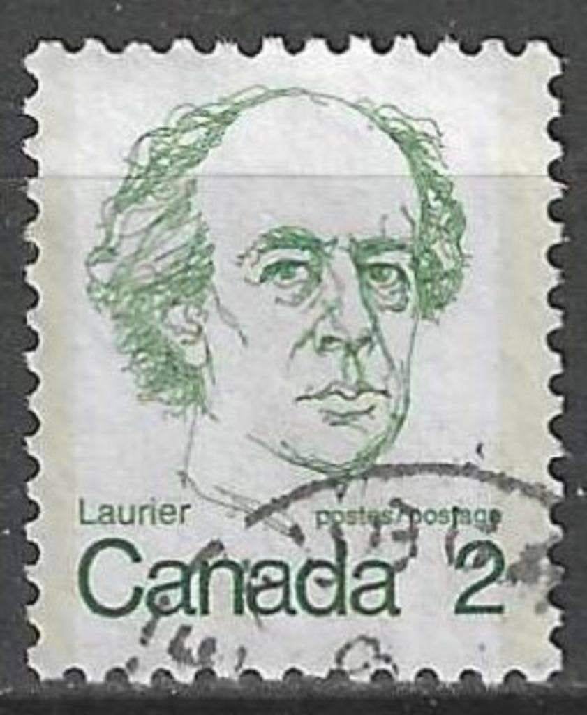 Canada 1973 - Yvert 509 - Henri-Charles-Wilfrid Laurier (ST), Verzenden, Gestempeld