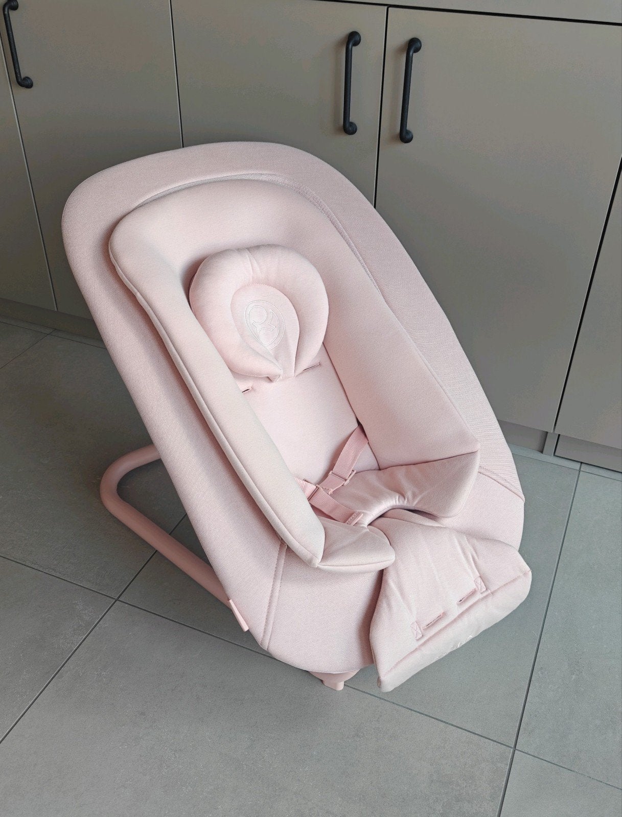 Cybex Lemo Bouncer + Stand Pearl pink, Ophalen, Wipstoel