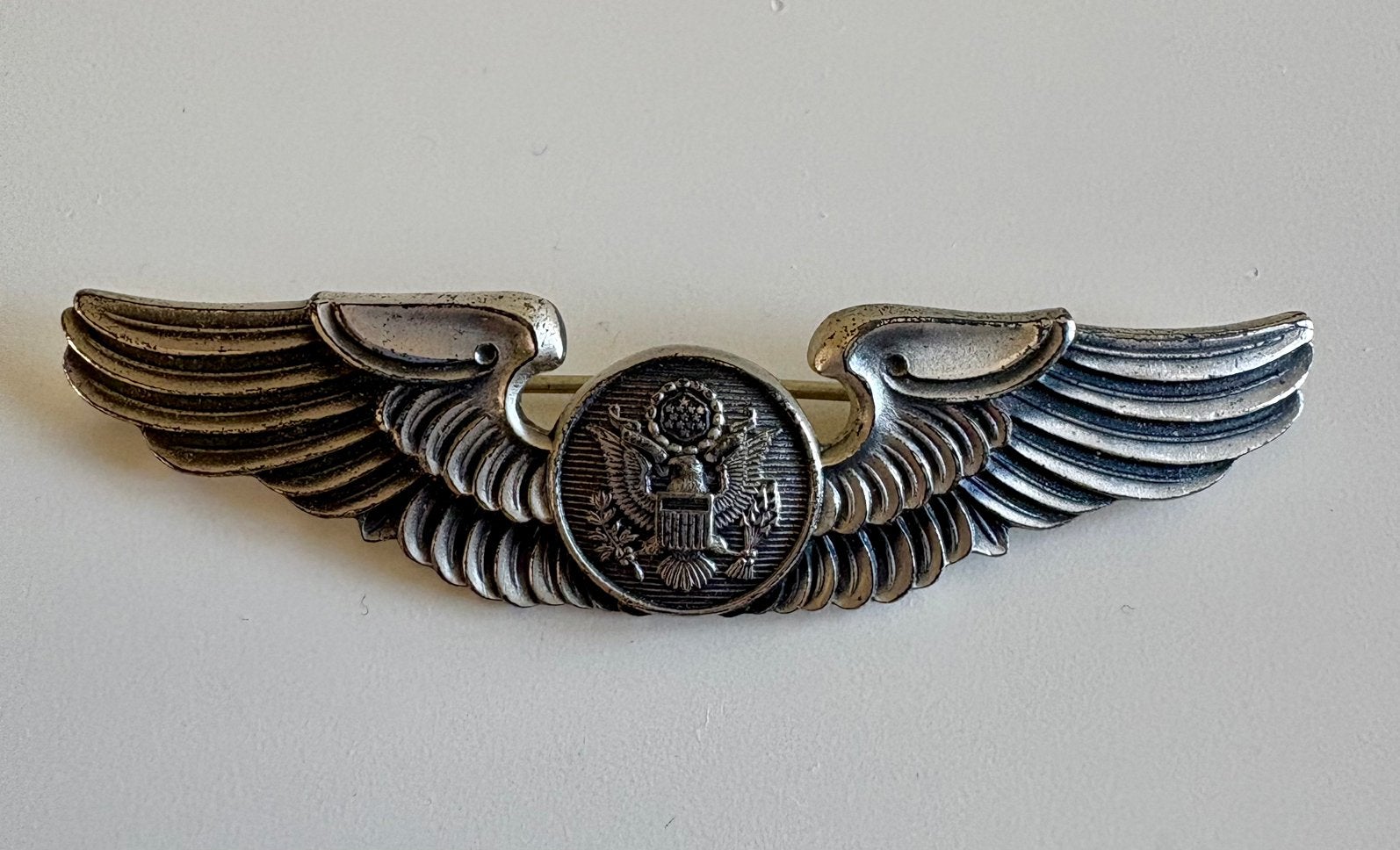 WW2 USAF air crew wings sterling badge, Verzamelen, Ophalen of Verzenden