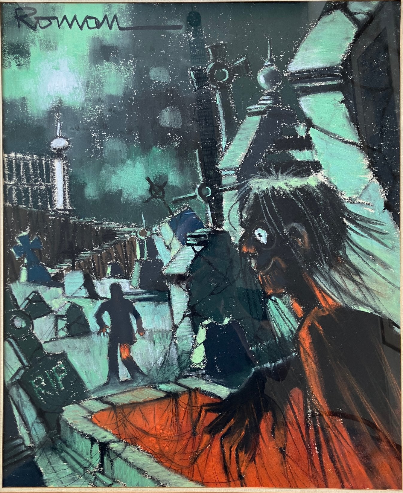 Schilderij Thomas Roman (1923-2012), Ophalen
