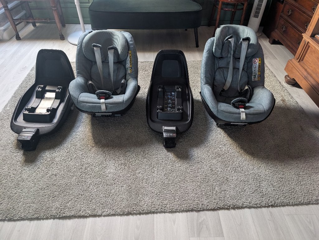 2x Maxi-Cosi 2wayPearl autostoel + ISOFIX-basis, Kinderen en Baby's, Ophalen, Gebruikt, Maxi-Cosi, Isofix