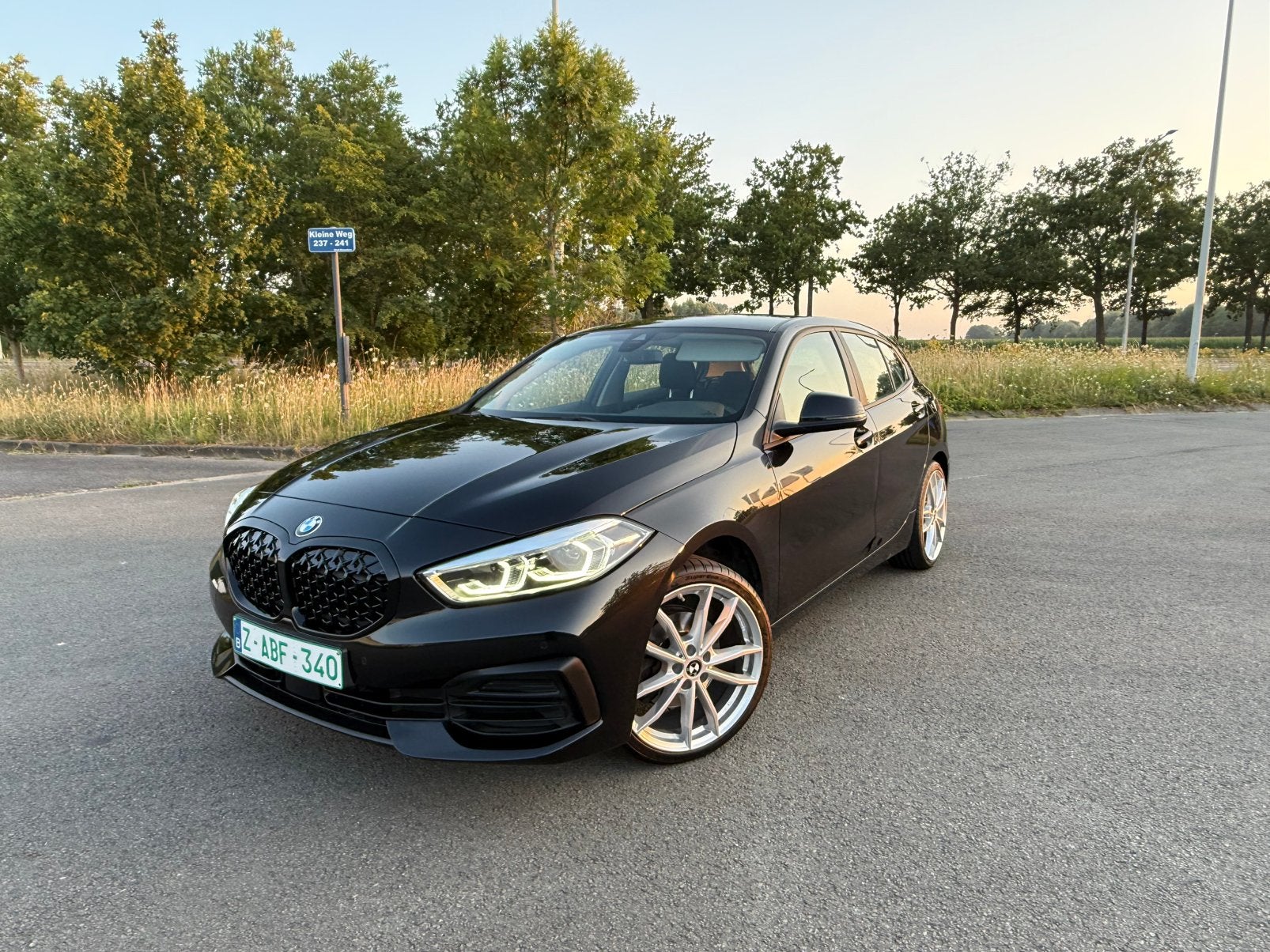 Bmw 116d 2023 57000km automaat, Auto's, BMW, Zwart, Diesel, 5 deurs, Particulier