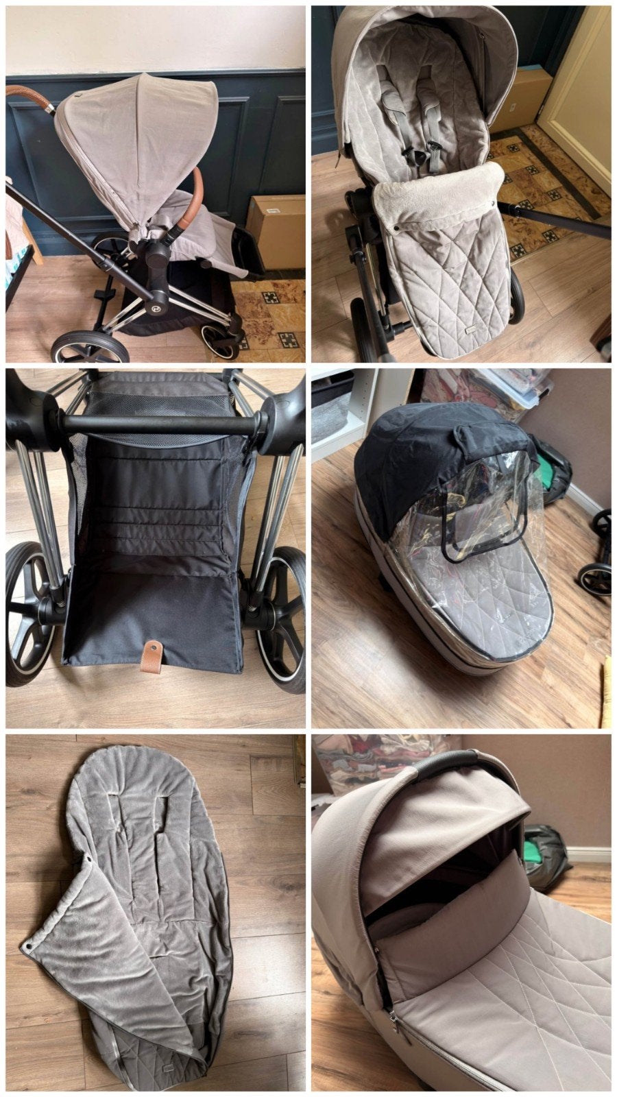 Cybex priam 4 complete set- zo goed als nieuw, Ophalen, Zo goed als nieuw, Kinderwagen, Verstelbare duwstang