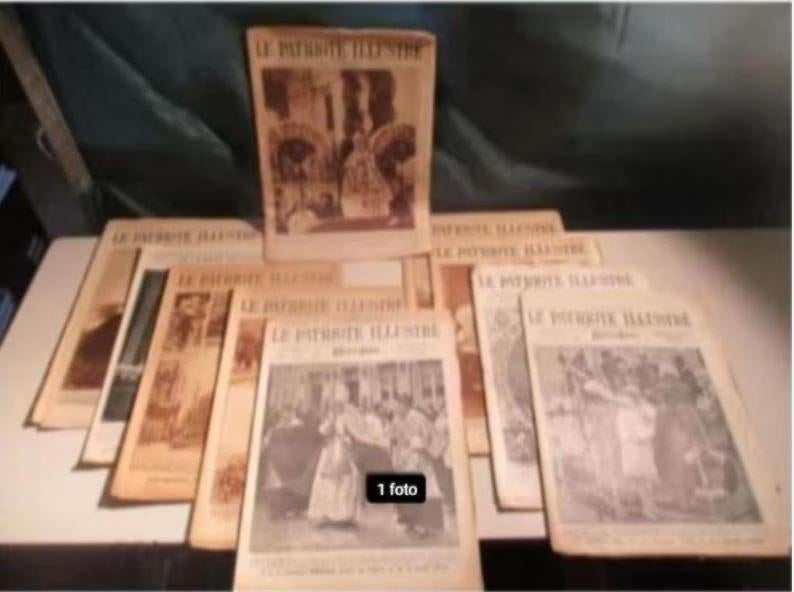 10 vieux magazines - Le Patriot Illustree - 1928-1929, Enlèvement ou Envoi, Utilisé