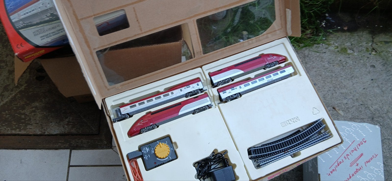 Coffret Train Électrique Mehano HO - TGV Thalys (Complet & T, Hobby & Loisirs créatifs, Enlèvement ou Envoi, Rails