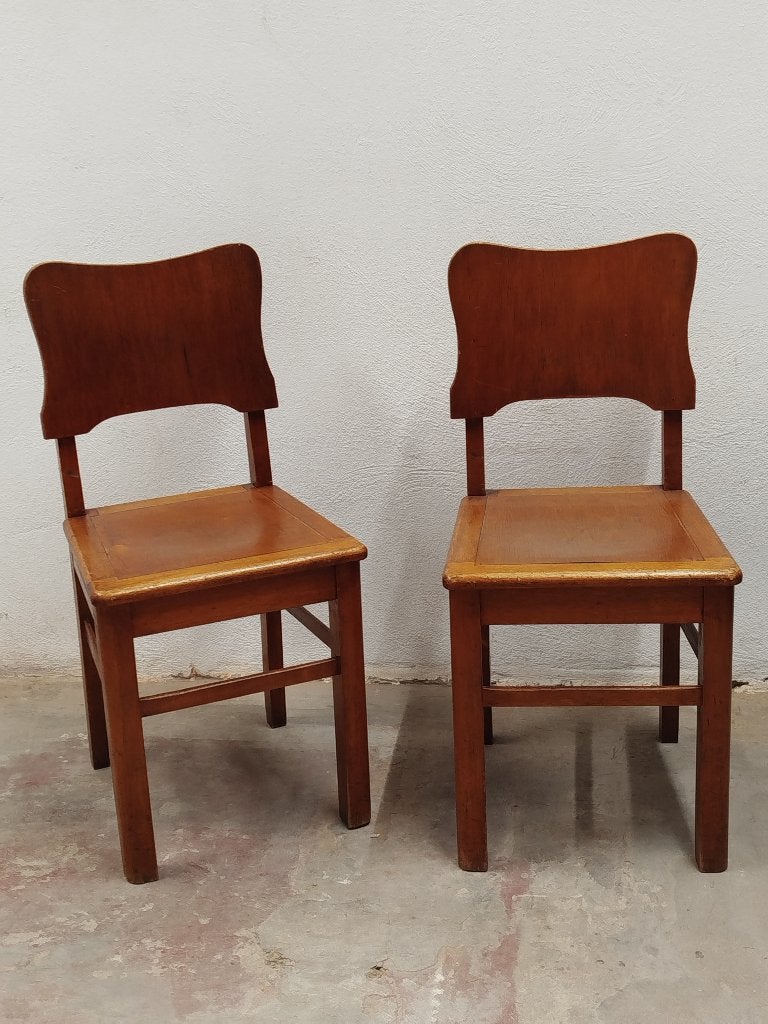 Vintage set caféstoeltjes jaren '20/30 van Luterma Estonia, Antiek en Kunst, Ophalen of Verzenden