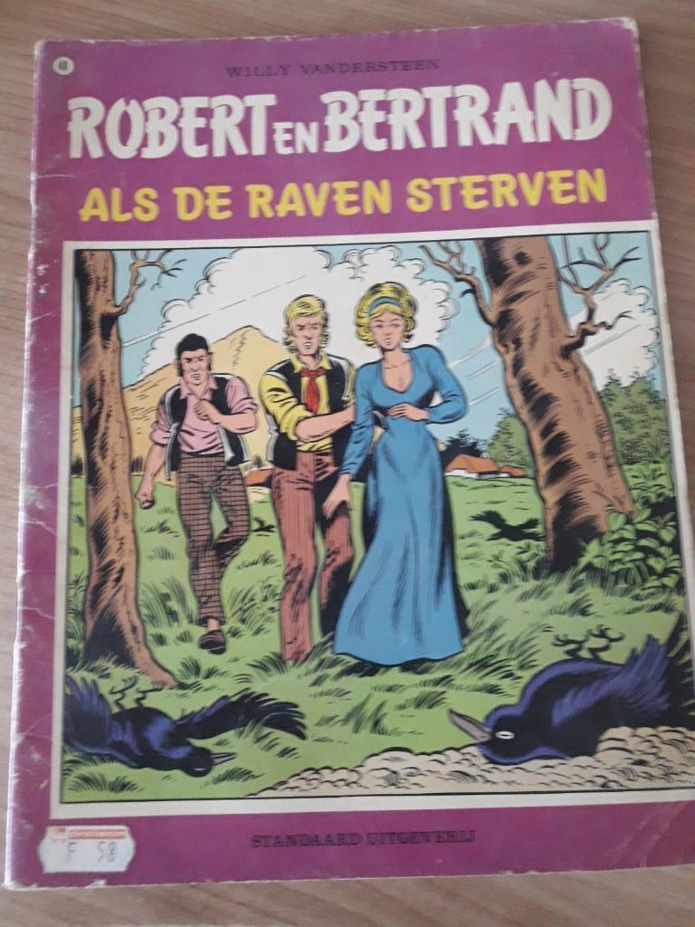 Robert et Bertrand 48 Quand les corbeaux meurent, Enlèvement ou Envoi, Willy Vandersteen, Une BD, Utilisé