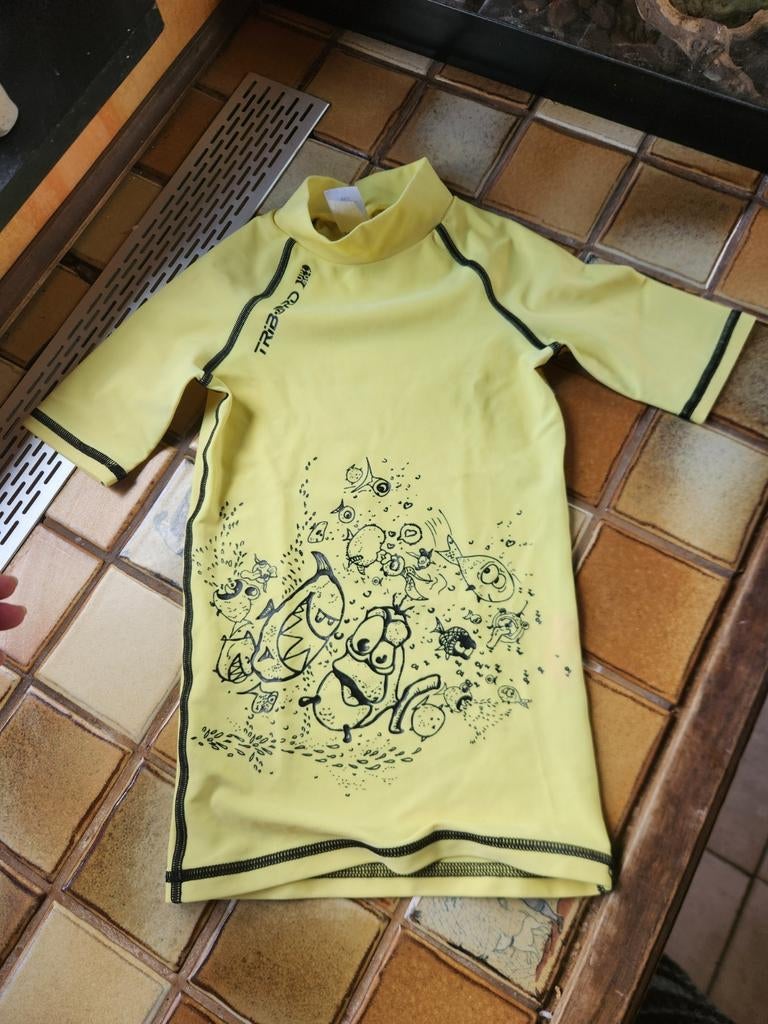 8-jarig anti-UV-T-shirt aan stuurboord, Kinderen en Baby's, Gebruikt, UV-zwemkleding, Jongen of Meisje, Decathlon