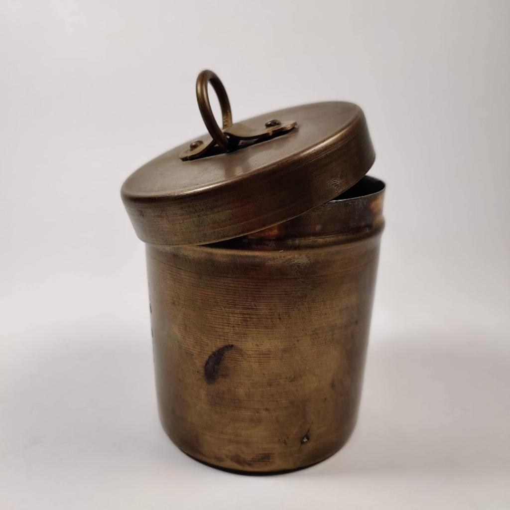 pot koker messing sigaar humidor, Ophalen of Verzenden